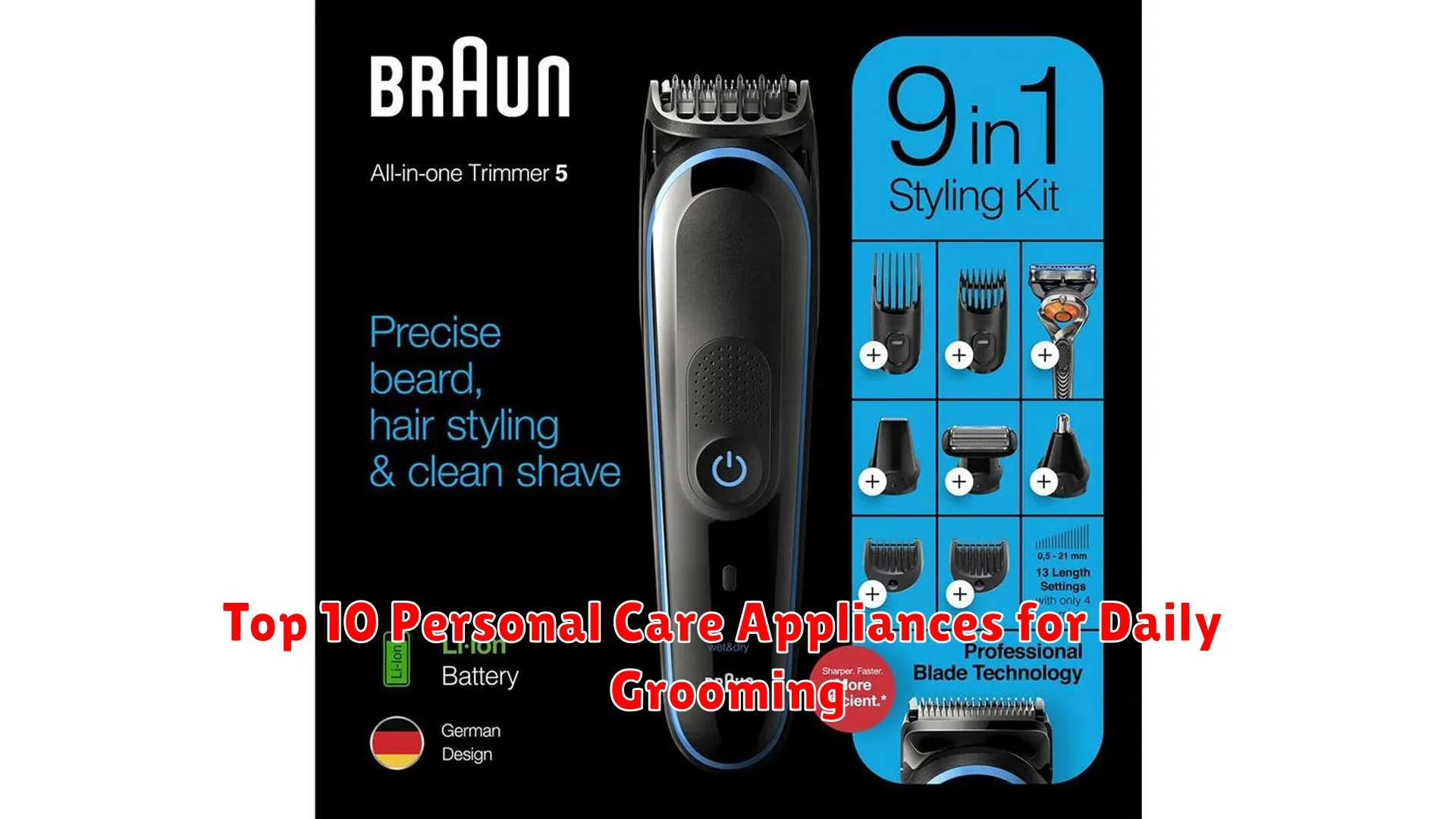 Top 10 Personal Care Appliances for Daily Grooming